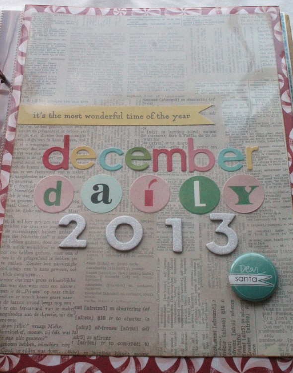 December Daily 2013 Cover & Cover Page by besskinn gallery