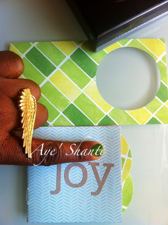 "Joy" Matchbook Mini Book  by Shanti gallery