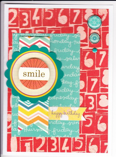 "Smile" bday card