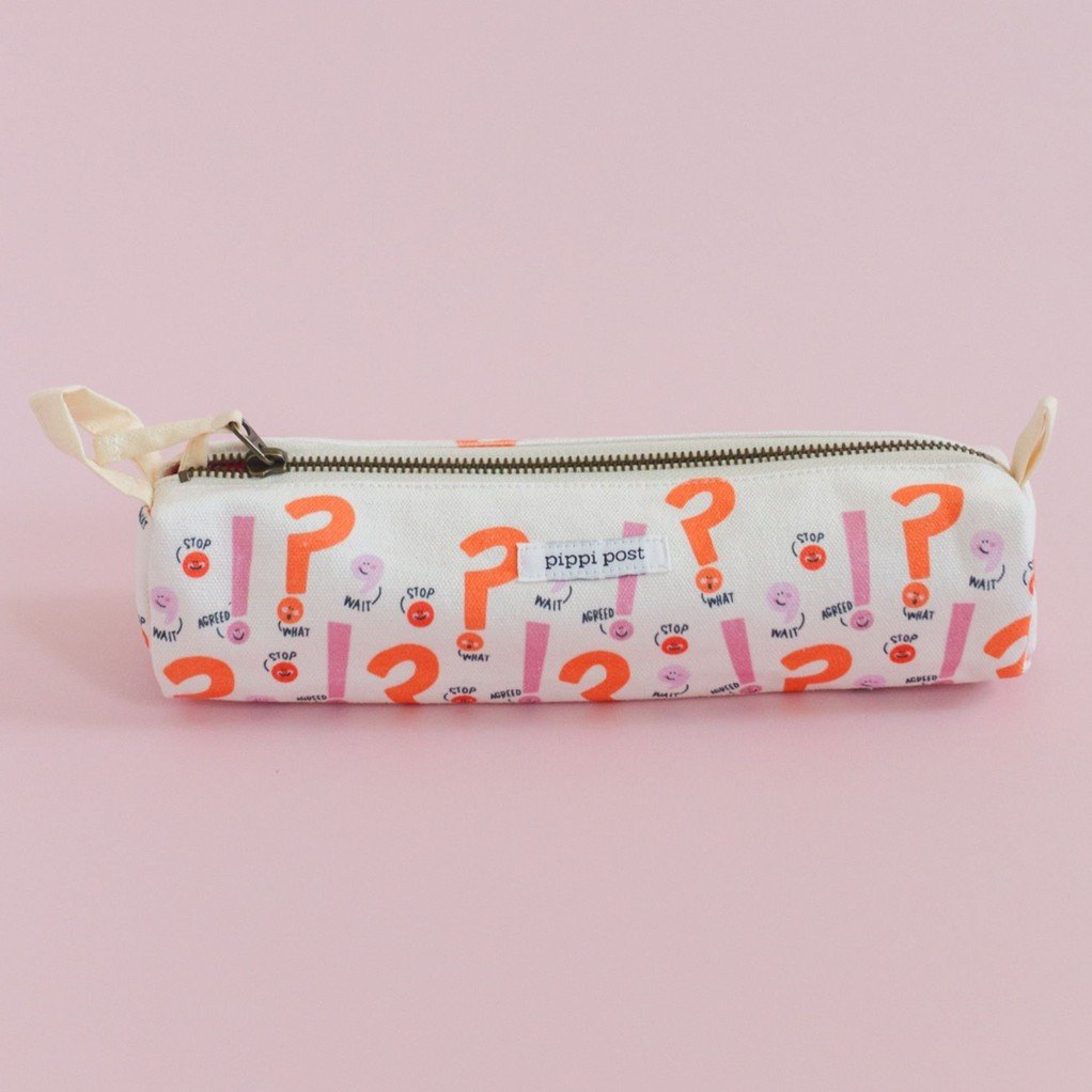 Punctuation Pencil Pouch - PREORDERING item