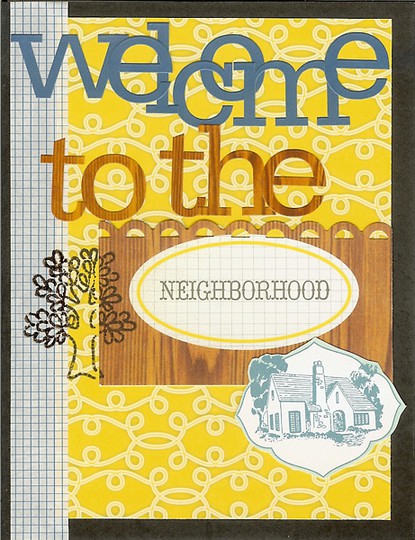 NSD -Welcome to the Neighborhood Both card challenges