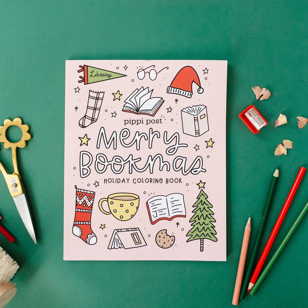 Merry Bookmas Holiday Coloring Book item