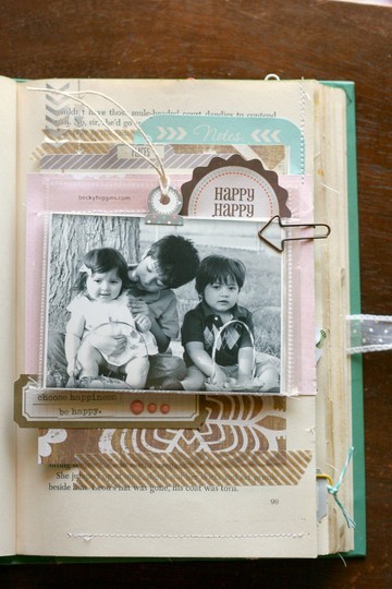 Happy Little Moments Book- accordion PL page