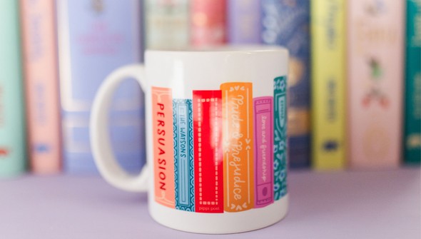 Jane Austen Books Medium Ceramic Mug gallery
