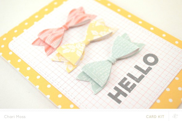 Hello Bows Card by charimoss gallery