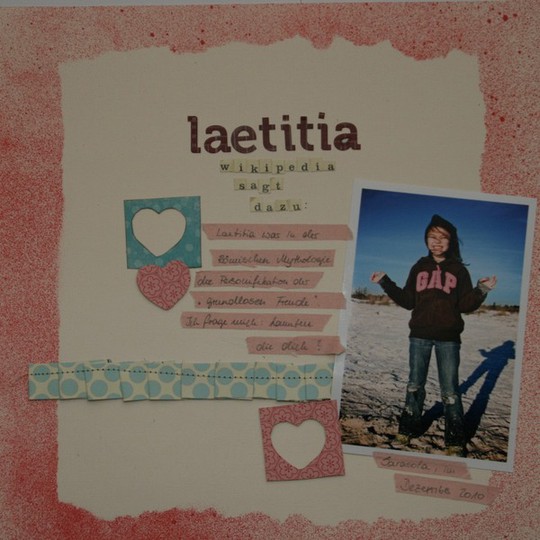 Laetitia or what wikipedia is saying about this name
