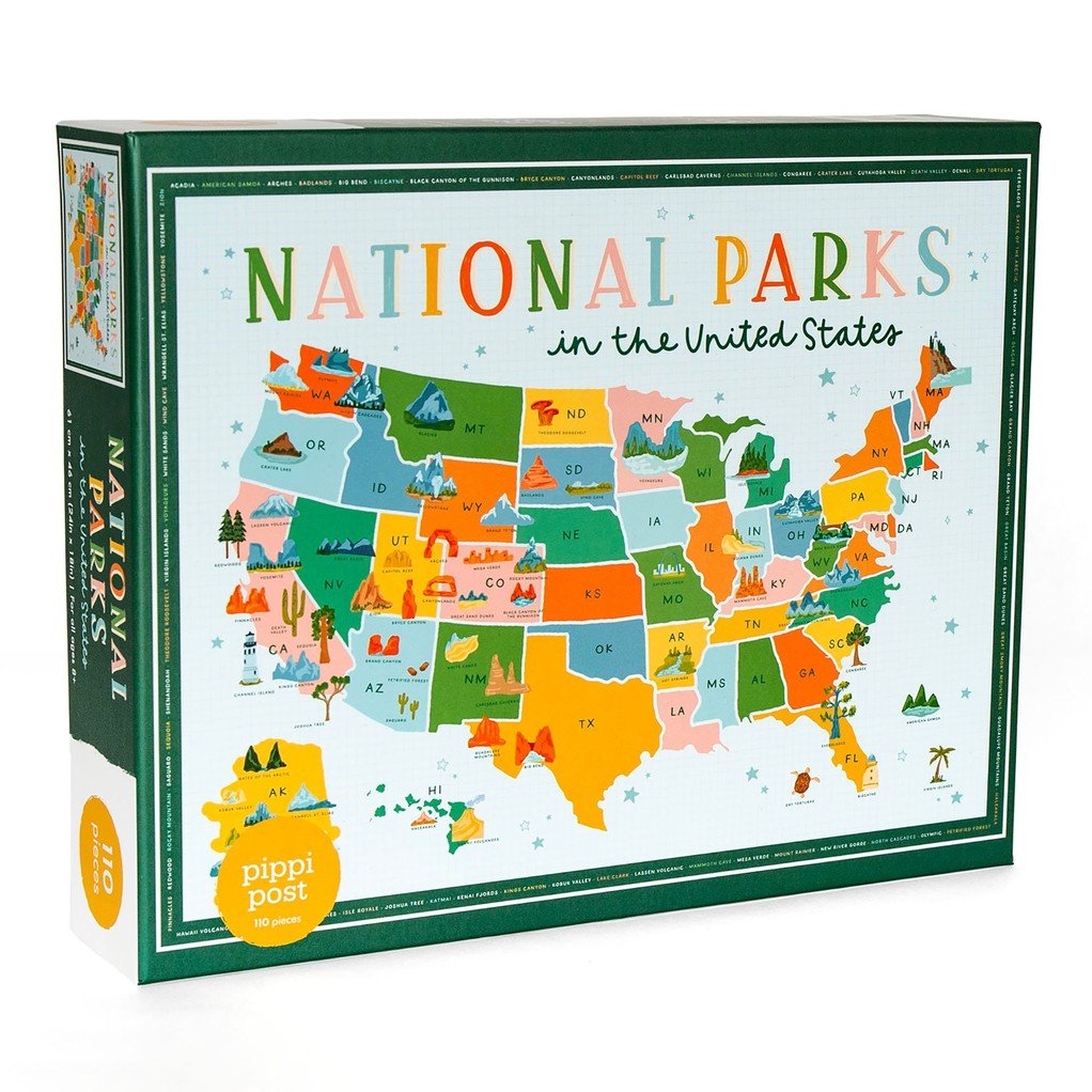 National Parks in the United States - 110 Piece Jigsaw Puzzle item