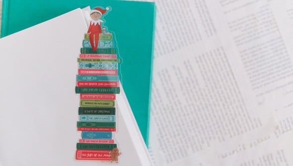 Holiday Book Stack Transparent Bookmark gallery