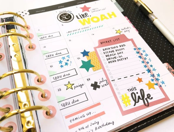 MONTHLY SPREAD // EXPEDITION PLANNER KIT by haleympettit gallery