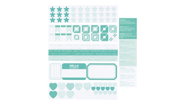 Color Collective Mini Sticker Booklet - Envy	 gallery