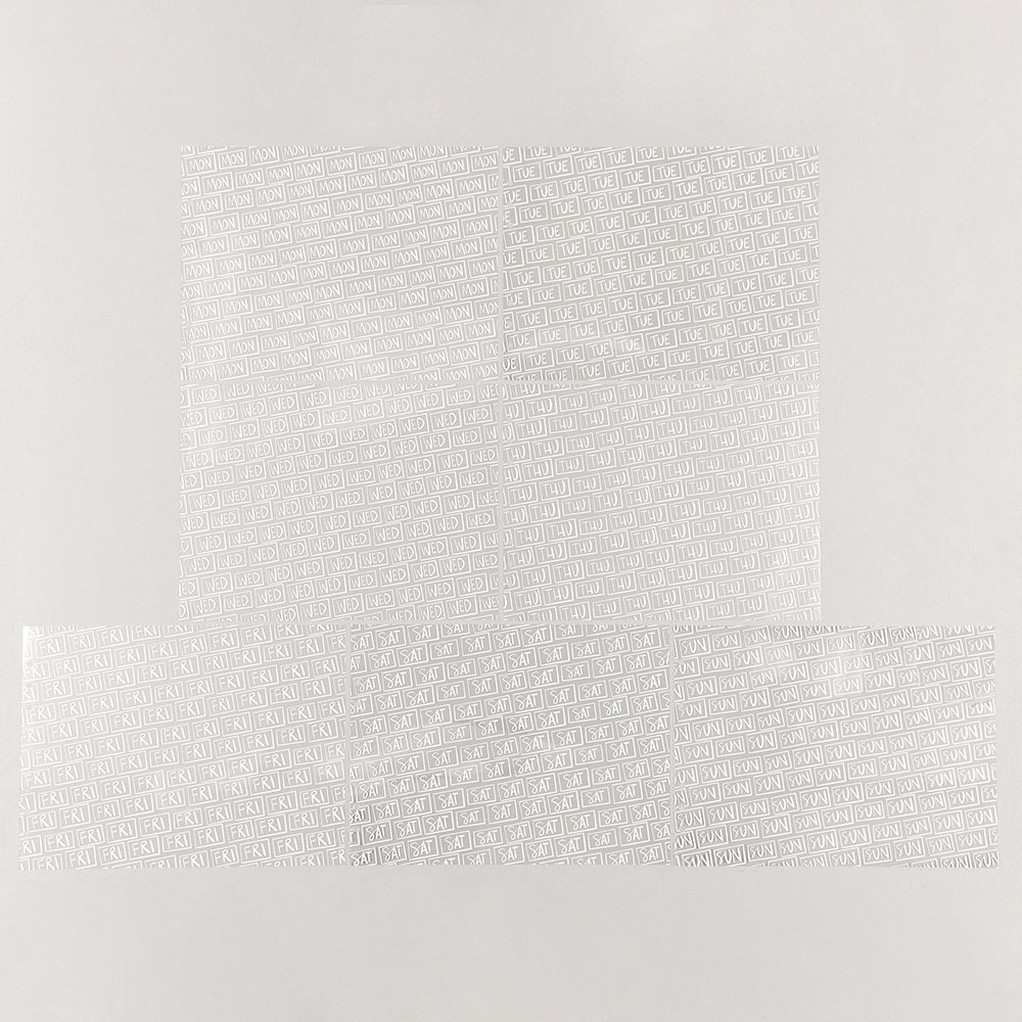 Week In The Life™ 2022 10x8 Transparency Dividers item
