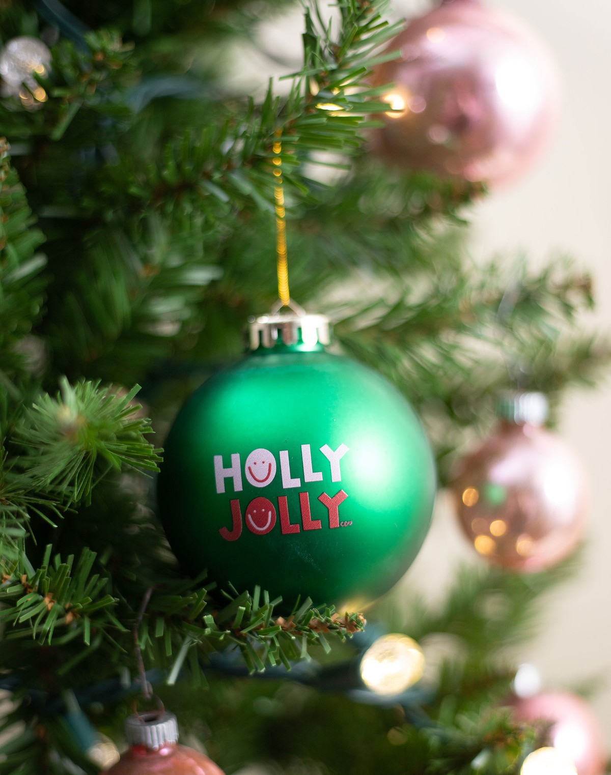 Holly Jolly Shatterproof Ornament item