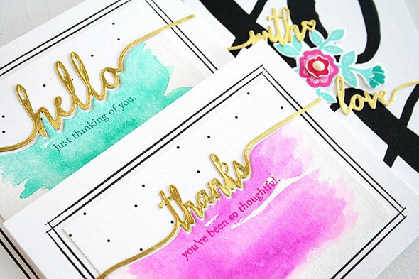 Gold Watercolor cards by Dani gallery