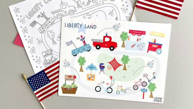 Mini Liberty Land Play Mat, 2 of 3