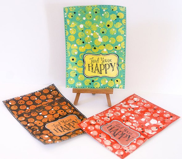 One layer card set by Saneli gallery