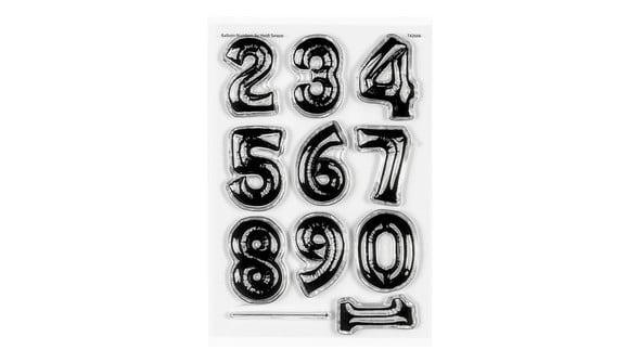 Stamp Set : 4x6 Balloon Numbers gallery