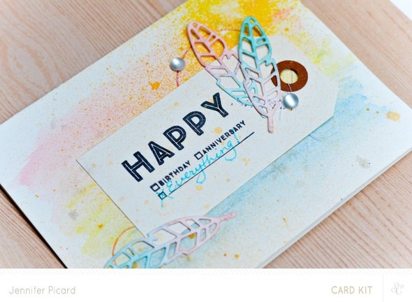 Watercolor Happy Everything *Card Kit by JennPicard gallery