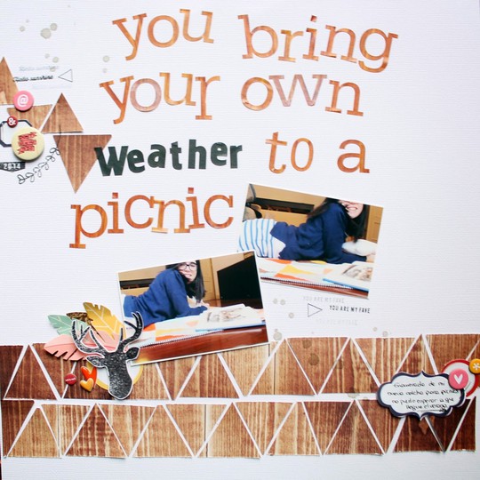 You bring your own weather to a picnic