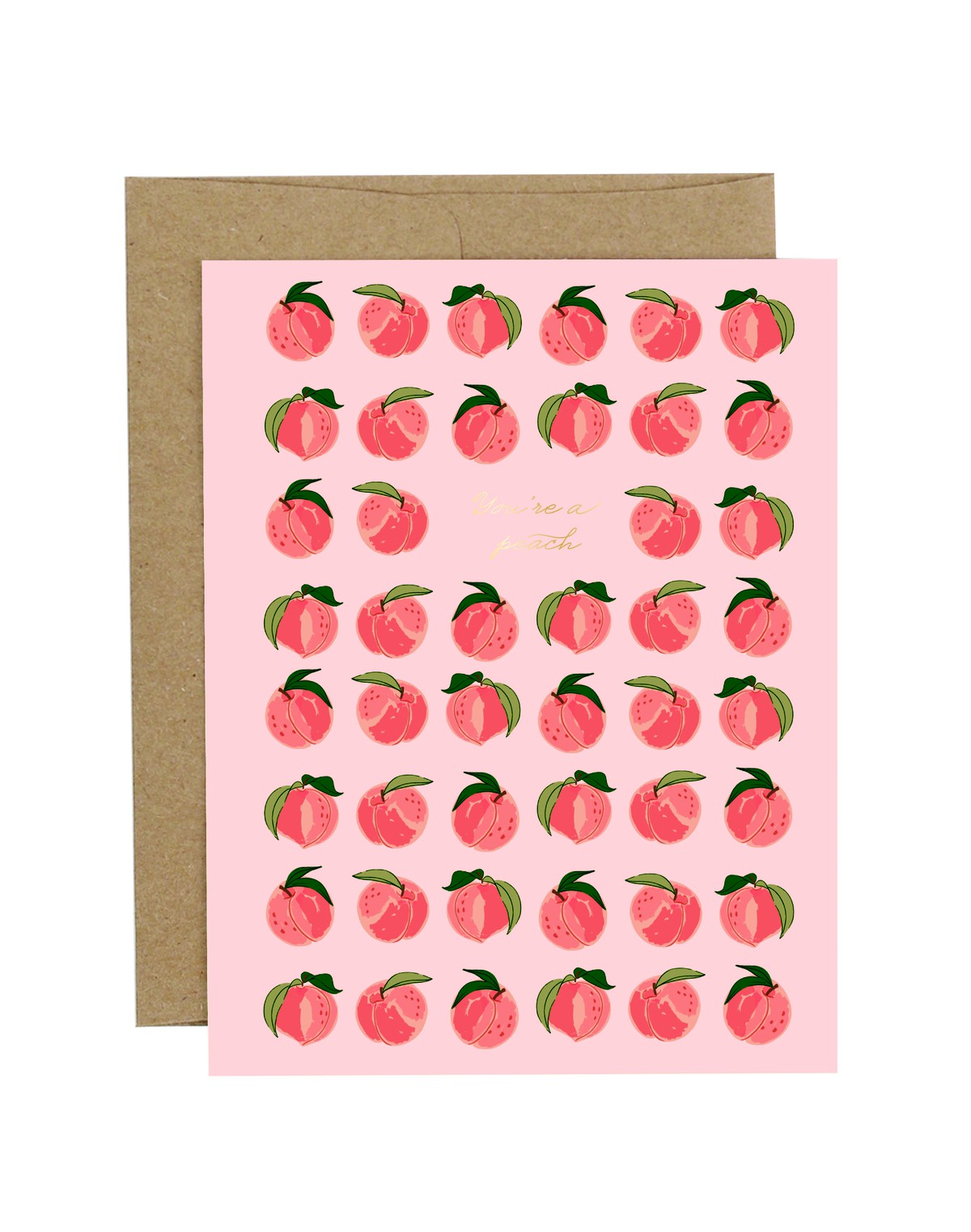 You're A Peach Greeting Card item