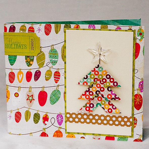 Happy Holiday's Card *Metropolitan kit  by kimberly gallery