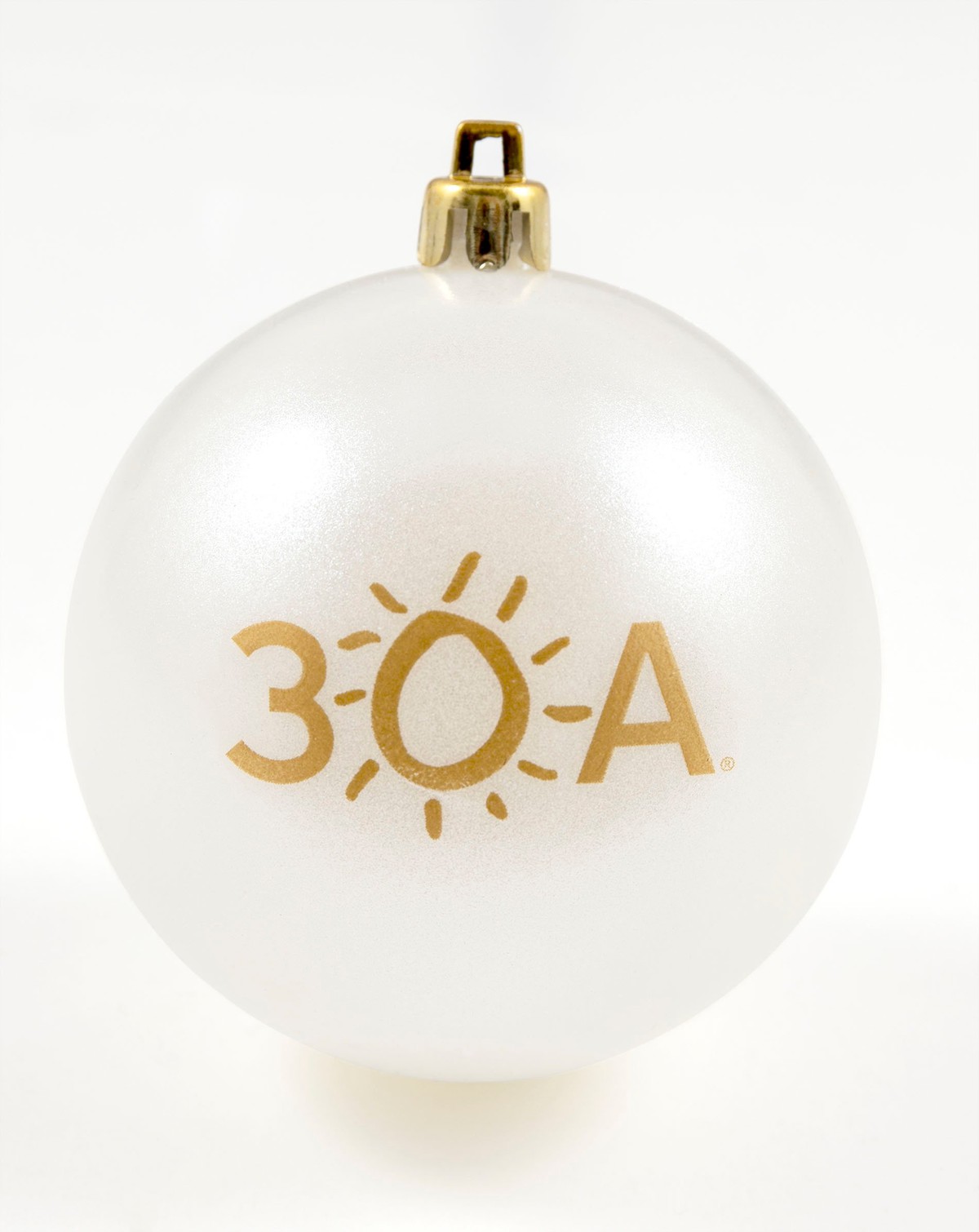 30A® Ornament - White & Gold item