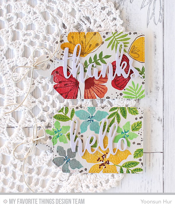 FLORAL GIFT TAGS by Yoonsun gallery