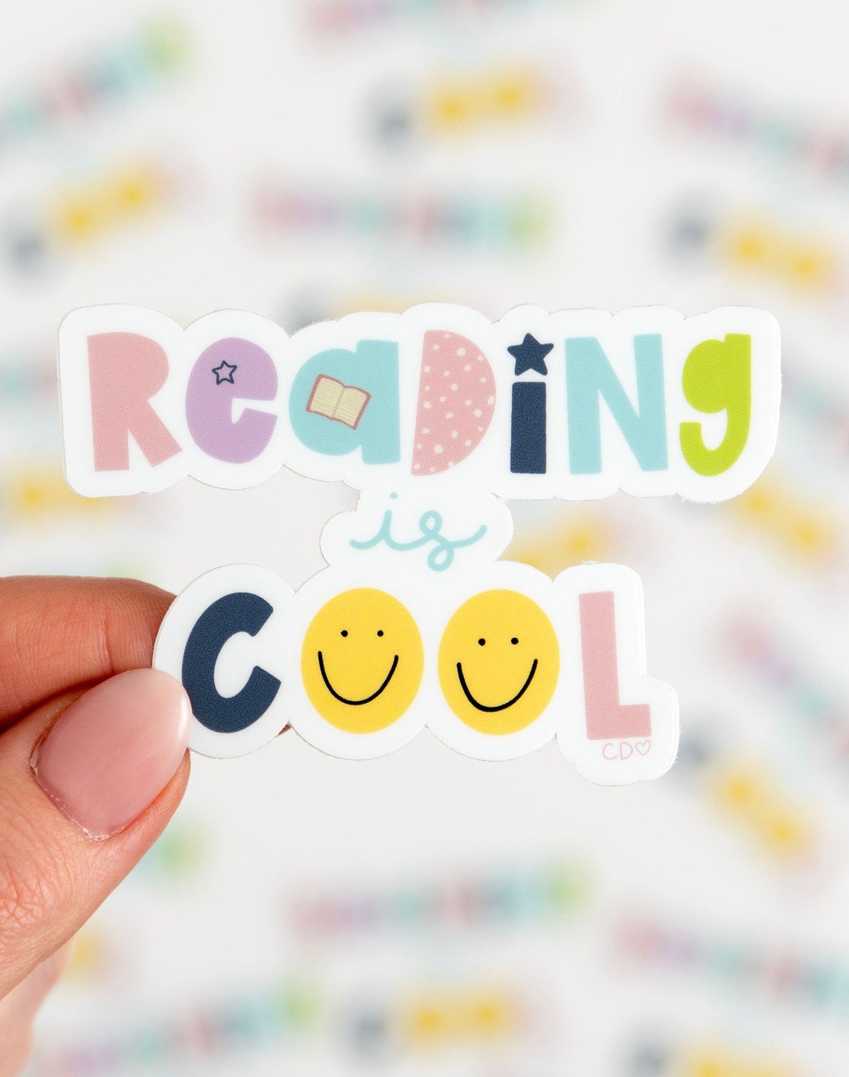 Reading Is Cool Decal Sticker item