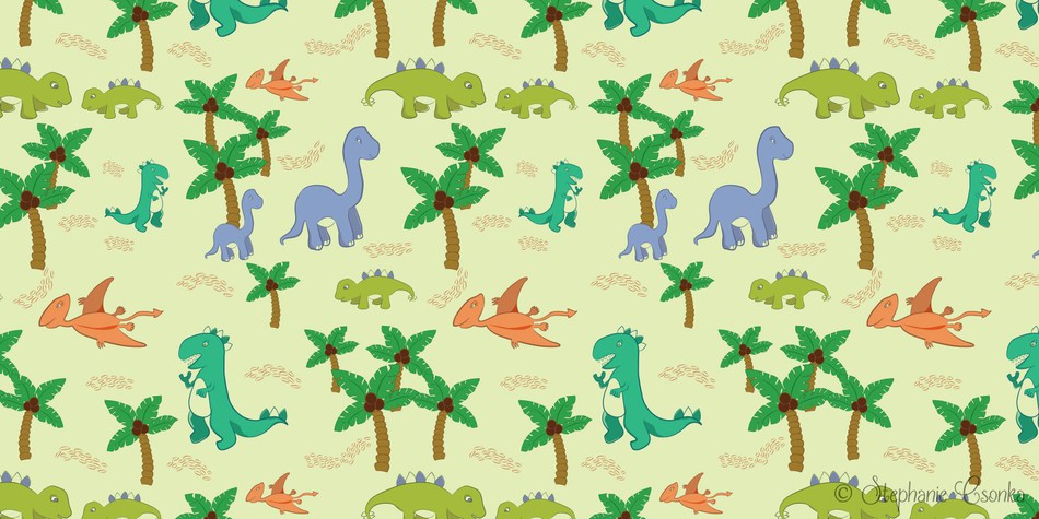 Pattern Designs - Dinosaurs in the Wild