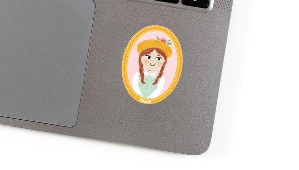 Anne of Green Gables Anne Shirley Portrait Decal Sticker gallery