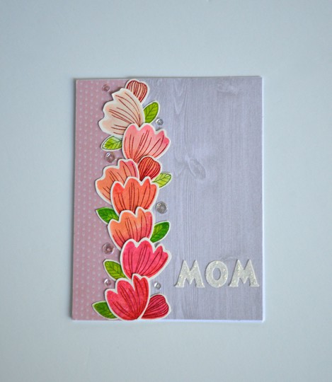 Floral mom card original