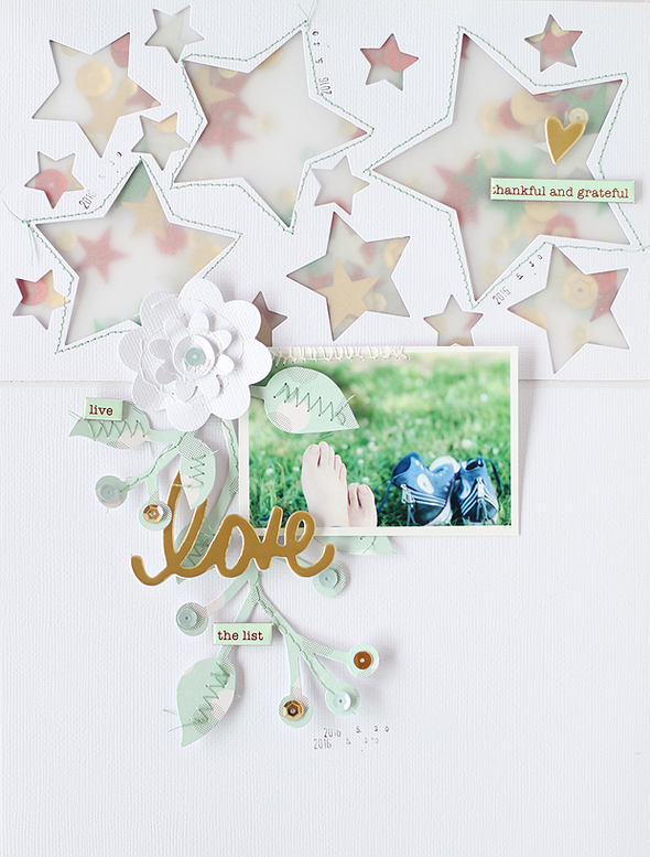 Layout - starshaker window for scrapbooking by EyoungLee gallery