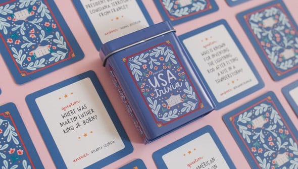 USA Trivia Deck of Cards gallery
