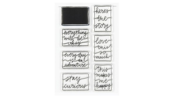 Stamp Set : 4x6 Block Phrases gallery