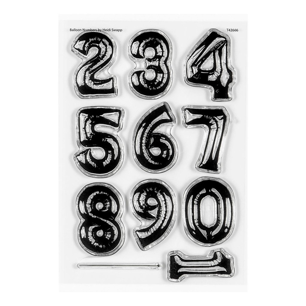 Stamp Set : 4×6 Balloon Numbers item