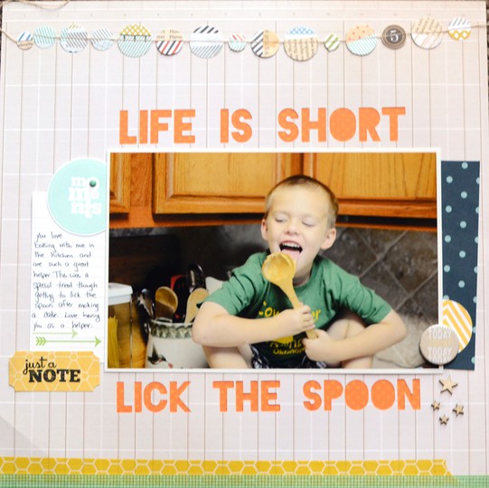 Lick the spoon