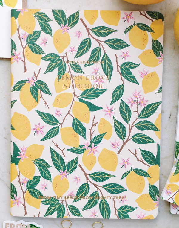From Tiny Seeds Lemon Grove Stitched Notebook, 4 of 4