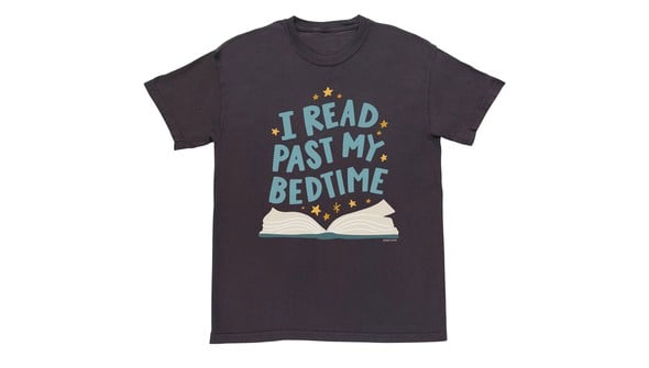 Bedtime Reader Tee - Graphite gallery