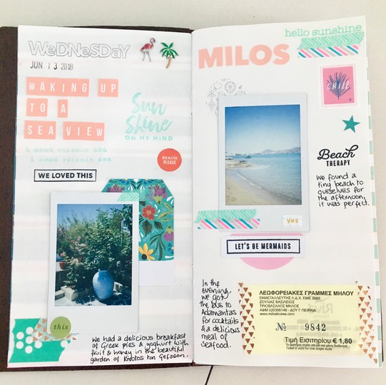 Greece traveller’s notebook on the go