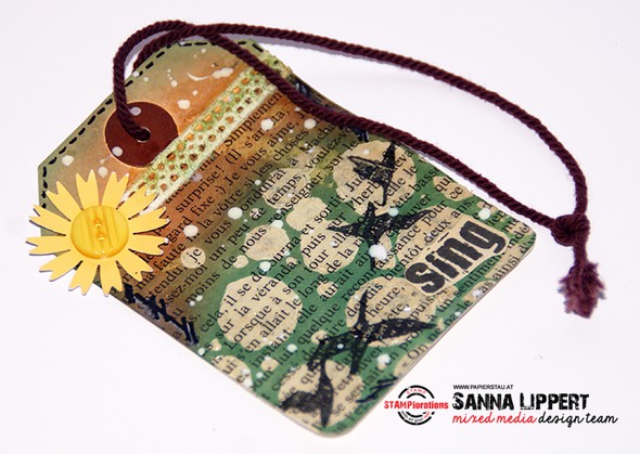 Altered clothes tag by Saneli gallery