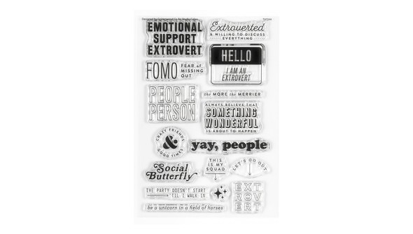 Stamp Set : 4×6 Extrovert gallery