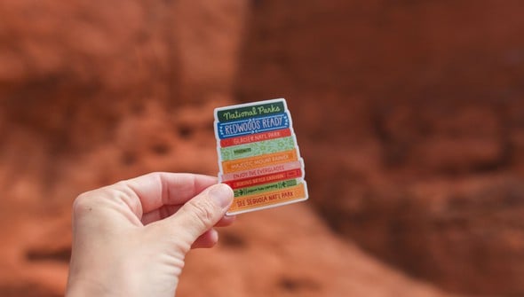 National Parks Book Stack Decal Sticker gallery