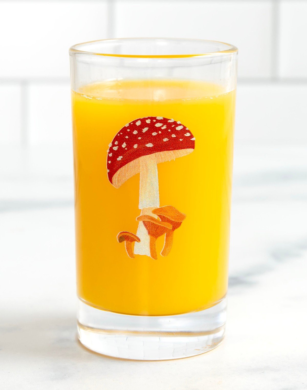 Red Cap Mushroom Mini Juice Glass item
