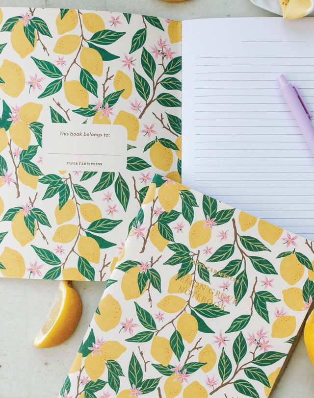 From Tiny Seeds Lemon Grove Stitched Notebook, 3 of 4