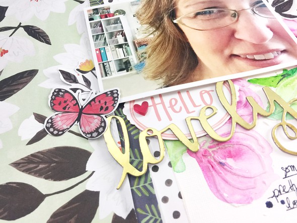 Mixed Media Layout | Hello Lovely by larkindesign gallery