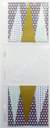 PROJECT LIFE MONTHLY DIVIDER - DECEMBER
