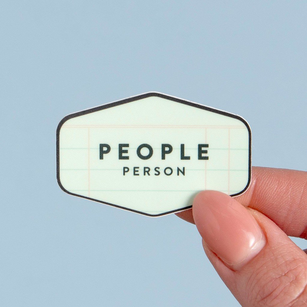People Person Decal Sticker item