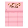 Pink Library Card Deck Of Playing Cards