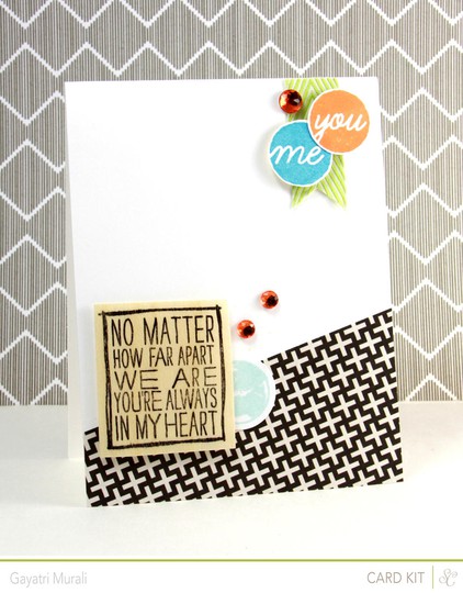 June Roundabout Card Kit -  You and me!
