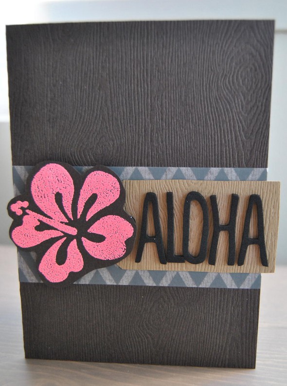 Pop of Color Challenge - Aloha card by Stephette gallery