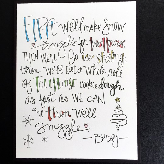 ELF Handlettered Quote